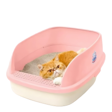 Catidea Litter Box Bread Bin Extra Large Pink, 6977103893058, cat Litter Pan, Catidea, cat Housing Needs, catsmart, Housing Needs, Litter Pan